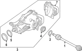 33-10-9-425-858 BMW Differential