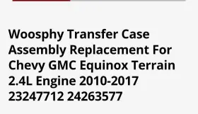 Z1769771G CCIYU Transfer Ptu Chevrolet Gmc Equinox Terrain #2