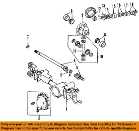 5086682AA CHRYSLER OEM Front Axle Carrier Cover Gasket 2500