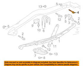 6508092AA CHRYSLER OEM Axle Differential Crossmember Bolt 300