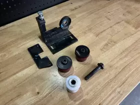 BR-02-BLK CIRCUIT WERKS Differential Bracket Brace Bushings