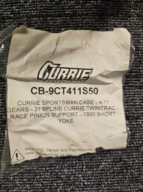 CB-9CT411S50 CURRIE ENTERPRISES Sportman Third Member Gear #2