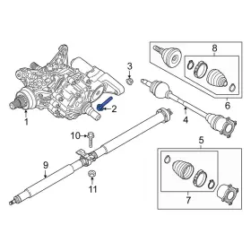 68248046AA FIAT OE Differential Housing Bolt 500X