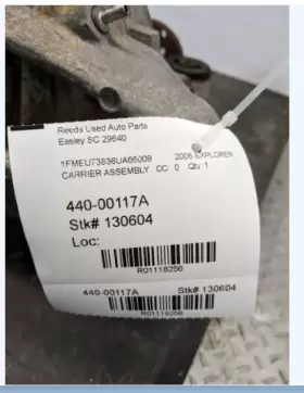 440-00117A FORD Rear Axle Differential Carrier Explorer #2