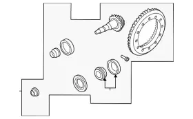 8L3Z-4209-R FORD Ring Pinion F-150