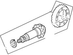 8L5Z-4209-F FORD Ring Pinion Ranger