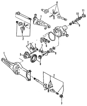 CODW-4621-A FORD Pinion Bearings
