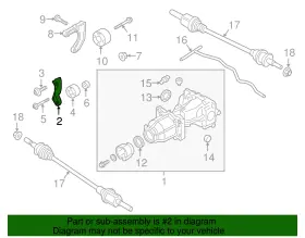 CV6Z-4K360-A FORD Front Bracket #2