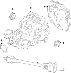 L1MZ-4676-B FORD Pinion Seal
