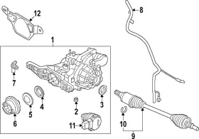 LX6Z-4887-A FORD Motor Maverick