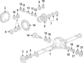 ML3Z-4209-J FORD Ring Pinion F-150