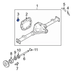 5R3Z7860108AA FORD OE Rear Differential Cover Plug F-150