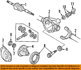 8C3Z-4L616-B FORD OEM Front Differential Pinion Seal F-350