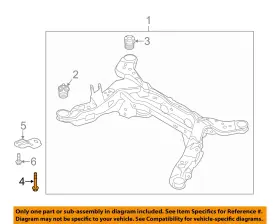 W713714S439 FORD OEM Crossmember Mount Bolt Aviator