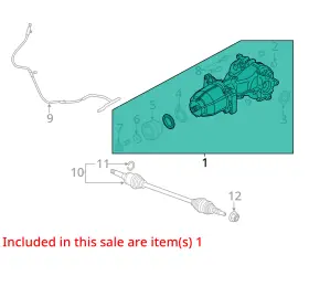 S152D FORD Differential Carrier Rear Axle Flex #3