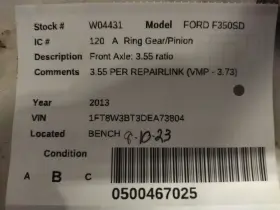 F350SD FORD TRUCK Ring Gear Pinion Front Axle F250SD #3