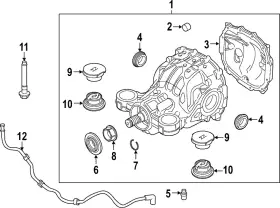 W720988-S439 FORD Lower Insulator Bolt Aviator