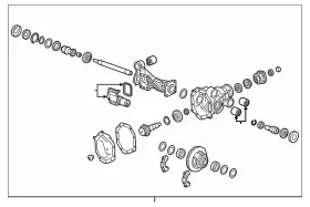 85524484 GM Front Differential Kit