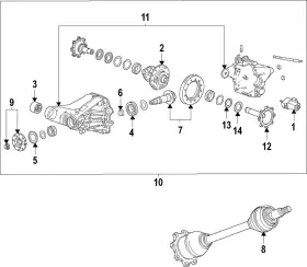 84881448 GM GENUINE PARTS Differential Drive Pinion Gear Seal