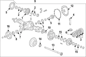 84960209 GM GENUINE PARTS Differential Ring Pinion Gear 3500
