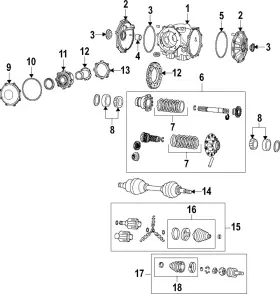 89047953 GM GENUINE PARTS Differential Carrier Cover Seal