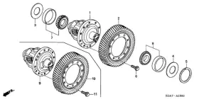 41100-RAX-020 HONDA Differential