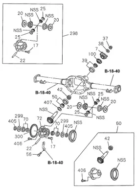 8-26040-375-0 HONDA Cage Differential Passport