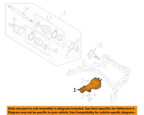 383010C203 INFINITI Rear Differential #3