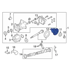 38420CA00A INFINITI OE Rear Differential Carrier QX50