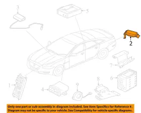 C2D31174 JAGUAR Differential Control Module Lock Sup Xj #3