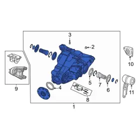 68403538AB JEEP OE Rear Differential Wagoneer