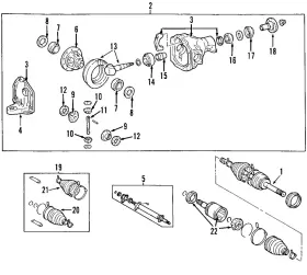 00604-27220 KIA Front Pinion Bearing
