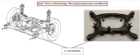 55405S8050 KIA Telluride Rear Suspension Crossmember Frame