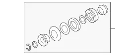 LR158115 LAND-ROVER Differential Pinion Bearing