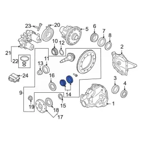 BC3Z4630A LINCOLN OE Rear Inner Differential Pinion Race