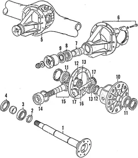 P005-27-255B MAZDA Pinion Gear B2600