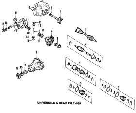 P016-27-252 MAZDA Pinion Washer
