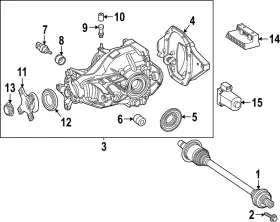 000-905-92-08 MERCEDES Differential Oil Temperature Sensor