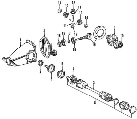 000-980-84-02 MERCEDES Pinion Bearings