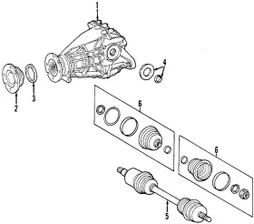 164-337-02-59 MERCEDES Pinion Seal