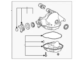 167-350-88-01-64 MERCEDES Rear Axle Differential