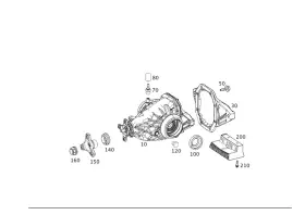 SL550 MERCEDES Rear Axle Differential