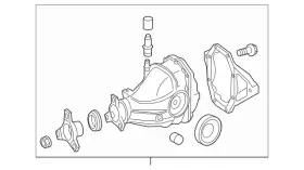 205-330-43-07 MERCEDES Front Axle Differential GLC300