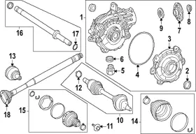 206-330-39-02 MERCEDES Differential