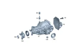 206-350-01-02 MERCEDES Rear Axle Differential GLC300