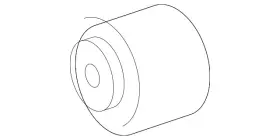 247-351-02-00 MERCEDES Differential Mount CLA250
