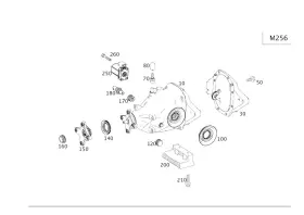 290-350-67-03 MERCEDES Rear Axle Differential