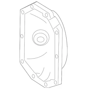 906-351-00-08 MERCEDES Differential Cover 3500