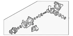 3501A413 MITSUBISHI Differential Outlander