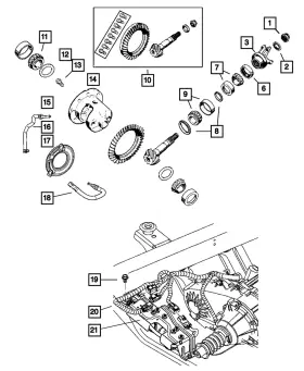 01793513 MOPAR Differential Pinion Bearing